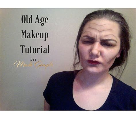 Old Age Makeup Tutorial | Old age makeup, Makeup tutorial, Makeup wrinkles