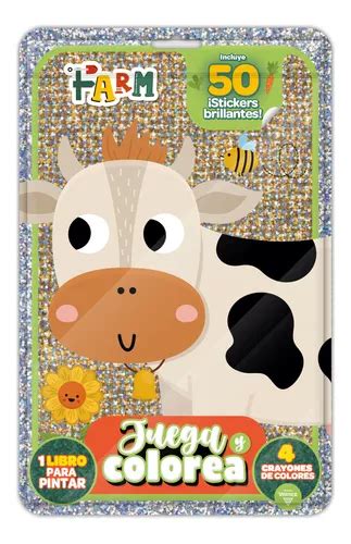 Libro Vertice P Colorear Juega Y Colorea Crayones Stickers MercadoLibre