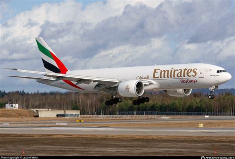 A6 EFN Emirates Boeing 777 F1H Photo By Laszlo Fekete ID 1057100