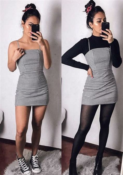 Maneras De Usar Blusas Básicas Debajo De Vestido De Tirantes