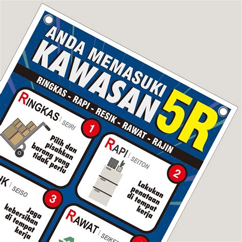 Jual Spanduk Banner A Cmx Cm Safety K Kawasan R Shopee Indonesia