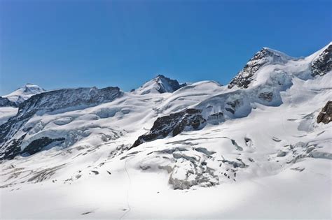 Premium Photo | Glacier on the top of jungfrau