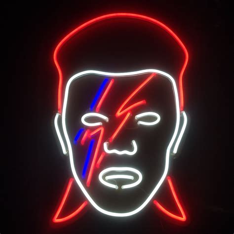 David Bowie Neon Sign Led Light