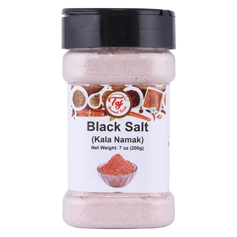 TAJ Premium Indian Black Salt Powder Kala Namak 7 Ounce 7 Ounce Pack