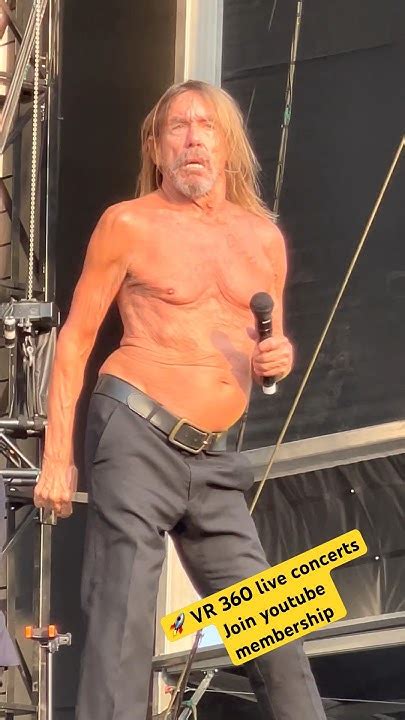 👕 Red Hot Chili Peppers Support Act Iggy Pop Front Of Stage 06 26 2023