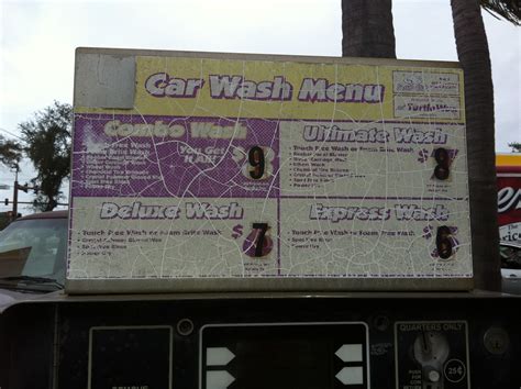 Ryko Select A Wash Menu Signs Just Some Menu Signs Car Wash Studios