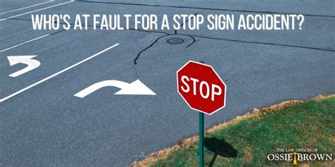 Stop Sign Accident Fault in Louisiana | Running Stop Sign Rules