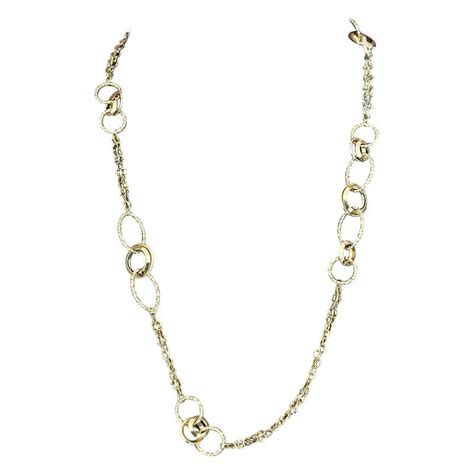 Verdura Classic 18ct Gold Curb Link Necklace Circa 1970s For Sale At 1stdibs