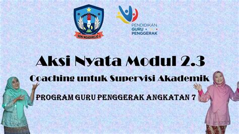 ANGGUN SARTIKA S Pd SD AKSI NYATA COACHING UNTUK SUPERVISI