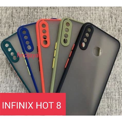 Jual Case Infinix Hot Silikon Clear Bening Transparan Pelindung