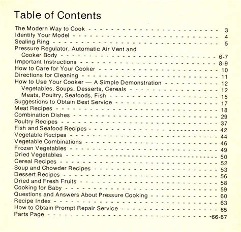 Vtg PRESTO Pressure Cooker Recipes Instructions Time Tables | eBay