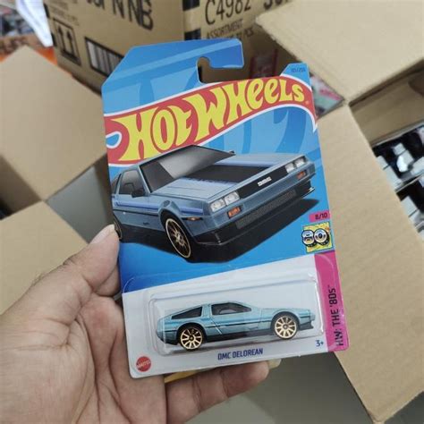 Hot Wheels Dmc Delorean Blue Shopee Malaysia