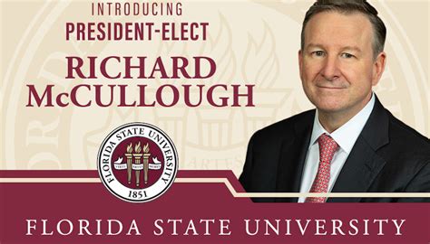 Fsu Announces Richard Mccullough As New President The Star News Network