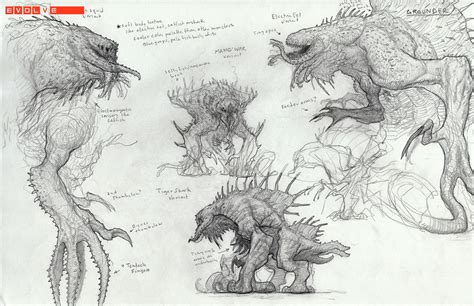 Artstation Evolve Sketchbook Kraken