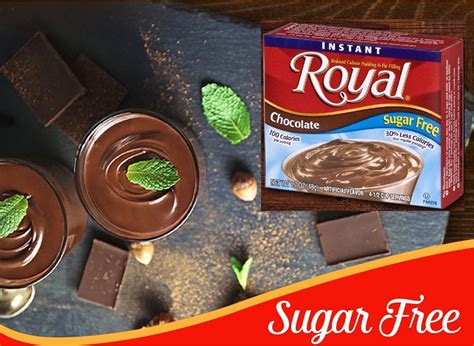 Royal Instant Chocolate Sugar Free Pudding Mix Coupons And Freebies Mom