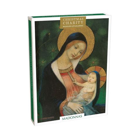 Museums And Galleries Madonna Masterpieces Pack Of 16 Charity Christmas Cards