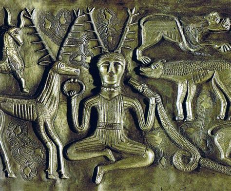 Cernunnos The Horned Pan Of The Celts Gnostic Warrior By Moe Bedard