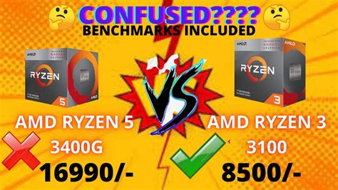 Amd Ryzen G Vs Ryzen Benchmarks Included Full Detailed