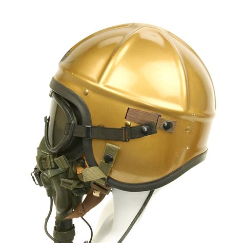 Original Us Navy 1950s Gentex H 4 Flight Helmet With Cloth Helmet