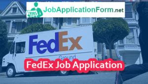 FedEx Job Application Form 2019 Careers How To Apply Positions And