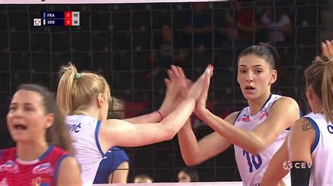 Tijana Boskovic Cev Eurovolley France Vs Serbia