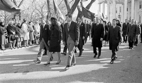 112563 Jacqueline Kennedy Leads The Funeral Procession Out Of The White House Grounds Headed