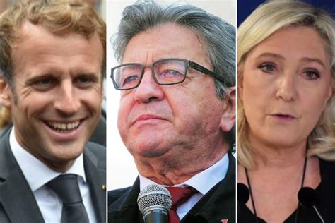 Bourg En Bresse Pr Sidentielle Macron Et M Lenchon Devant Le