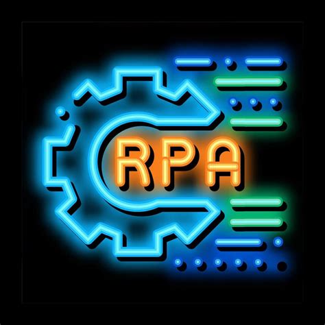 Rpa Settings Neon Glow Icon Illustration Vector Art At Vecteezy