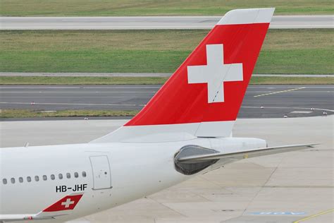 Swiss International Air Lines Airbus A330 343e Tail Hb Jhf Flickr