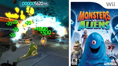 Monsters Vs Aliens Wii Gameplay Youtube