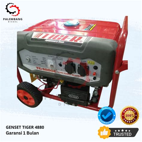 Jual GENSET TIGER TG 4880 E GENSET TIGER TG4880E 2500 WATT Shopee