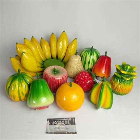 Jual Artificial Fruits Buah Buahan Palsu Kayu Shopee Indonesia