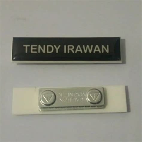 Jual Papan Nama Dada Pns Name Tag Pdh Magnetic Jakarta Barat