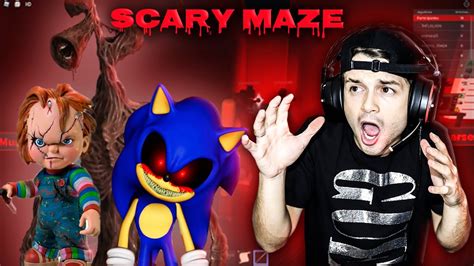 Joguei O Jogo Mais Assustador Do Roblox S Da Manh The Scary Maze