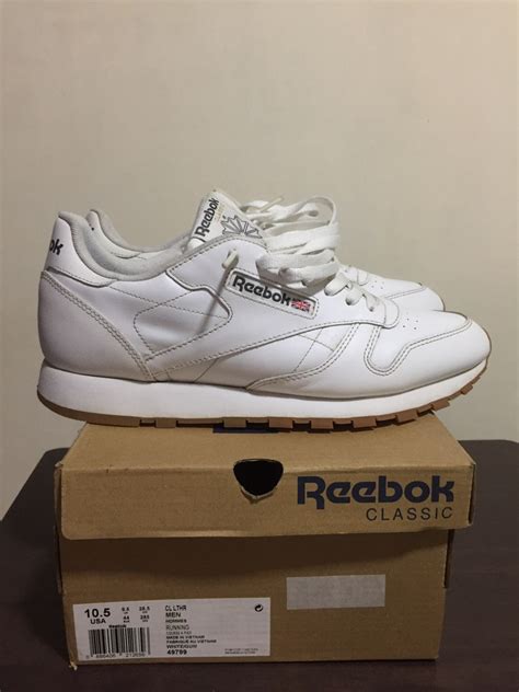 Reebok Classic Whitegum Mens Fashion Footwear Sneakers On Carousell