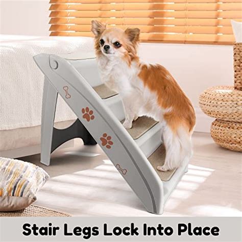 Flexzion Escalier Pliable Pour Chien Pour Lit Haut Canap Ou Meuble