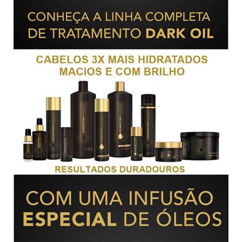 Kit Sebastian Dark Oil Shampoo 1l Condicionador 1l Em Promoção Na Americanas