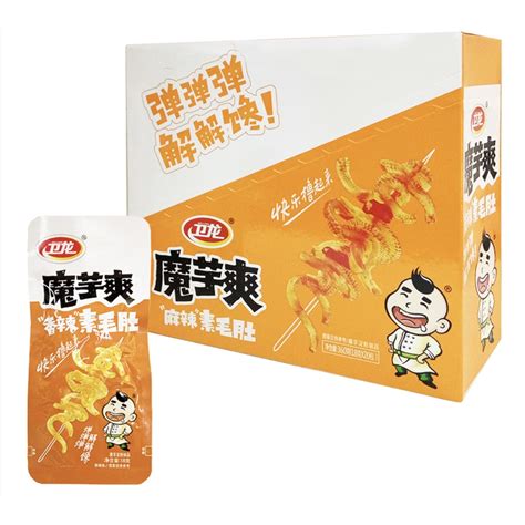 Weilong Pork Belly Konjac Snack Original Flavor Spicy Strip Snacks Bar