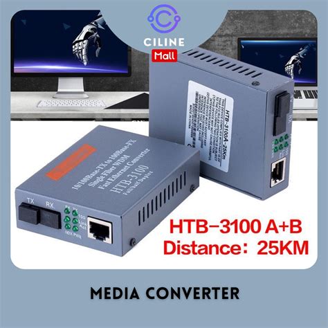 Jual Netlink Htb 3100 Ab 2pcs Media Converter Htb3100 Super Original