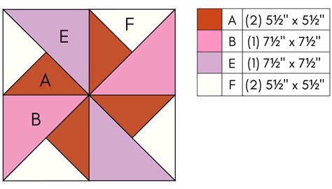 Double Pinwheel Quilt Pattern