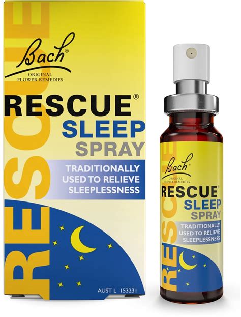 Bach Flower Rescue Sleep 20ml Spray Health Tree Australia