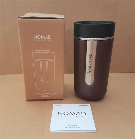 Versatile Nespresso Nomad Travel Mug Medium Ml Luxury Brown Case