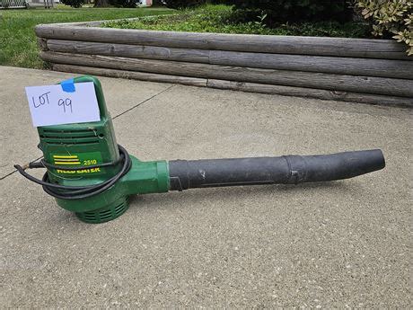 J K Estate Sales Auctions Weed Eater Electric Ground Sweeper Blower