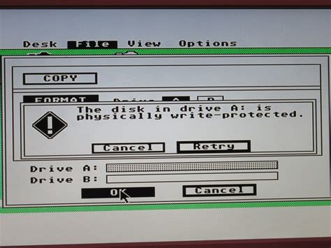 The Last Upgrade Part Floppy Write Protected Error