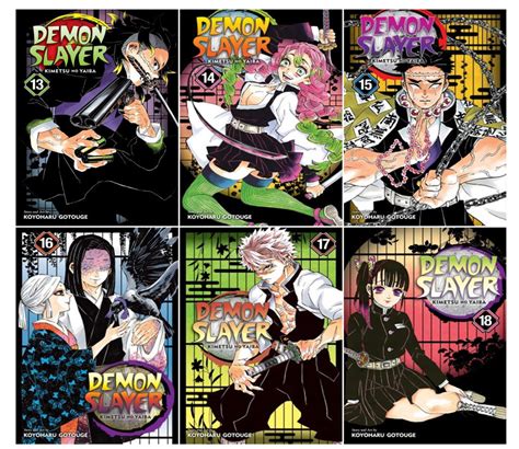 MANGA Demon Slayer KIMETSU NO YAIBA 13-18 TP by Koyoharu Gotouge: New ...