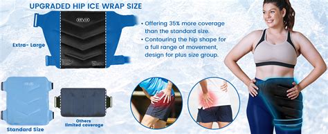 Revix Extra Large Hip Ice Pack Wrap After Surgery Reusable Cold Pack