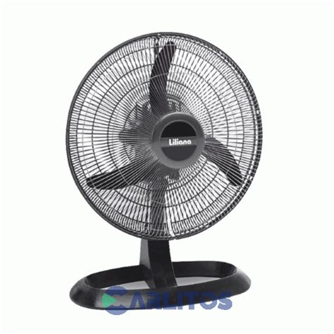 Ventilador Turbo Reclinable Liliana 18 Parrilla Negra Vtf18p