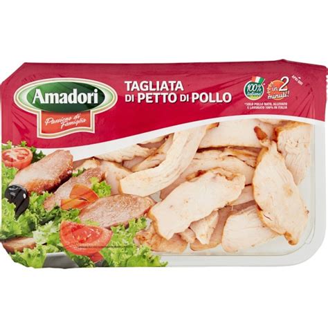 Amadori Tagliata Di Petto Di Pollo Precotta 280 Gr Cicalia