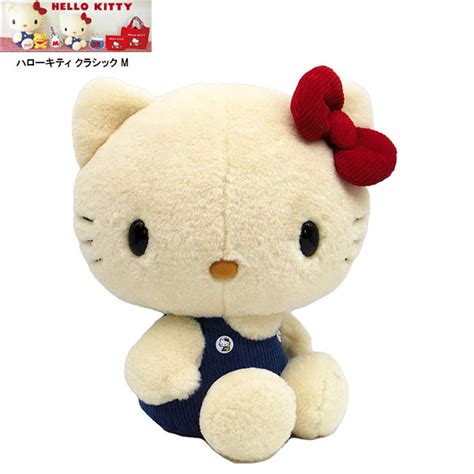 【楽天市場】187758 23 ハローキティ クラシック M サイズ ぬいぐるみ Hello Kitty サンリオ Sanrio ナカジマコーポレーション インテリア 飾り 装飾：のあのはこぶね