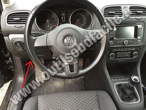 Obd2 Port Volkswagen Golf Vi 2008 2012 Find Your Plug